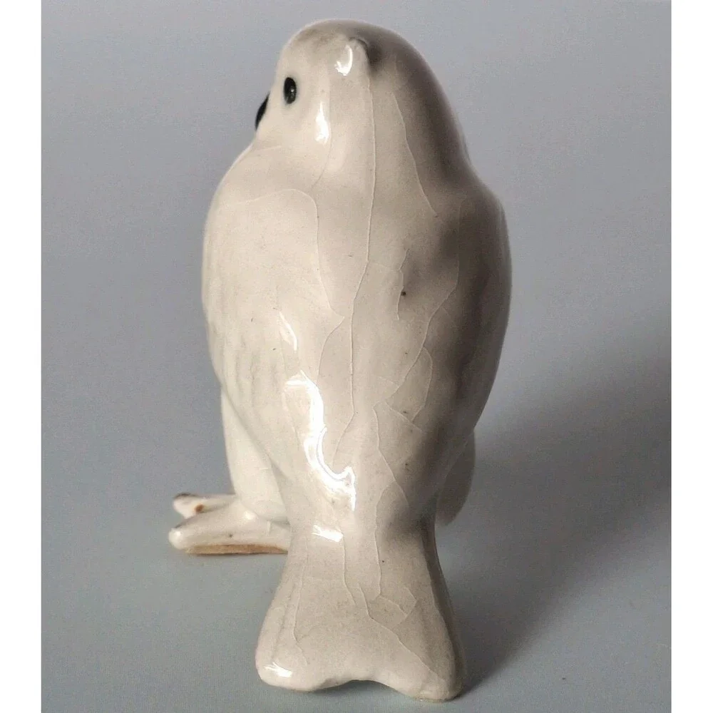 Hagen Renaker Animal Miniature Figurine Snow Owl Vintage Retired - Picture 7 of 8